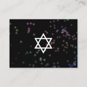 Carte D'accompagnement Bat Mitzvah Hot Pink Neon Themed Party Details (Dos)