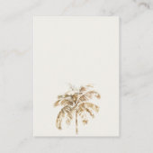 Carte D'accompagnement Bateau à voile Boho Palm Paysage marin Livres pour (Dos)