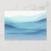 Carte D'accompagnement Bateau nautique bleu rouge baby shower apporter un (Dos)