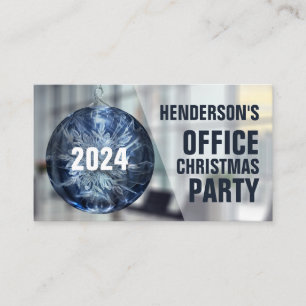 Carte D'accompagnement Bauble Festif, Billet de fête de Noël au bureau