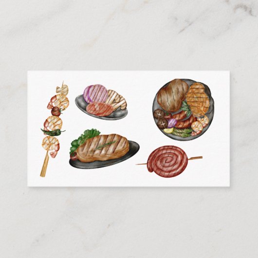 Carte D'accompagnement BBQ Barbecue Baby shower Déchets Raffin Jeu (Dos)