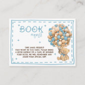 Carte D'accompagnement Bear Balloons Books for baby (Devant)