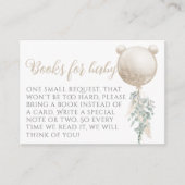 Carte D'accompagnement Bearly wait Balloon Baby shower books (Devant)