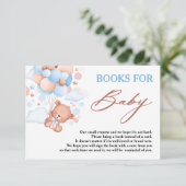 Carte D'accompagnement Bearly Wait Blue Teddy Bear Livres pour bébé (Debout devant)