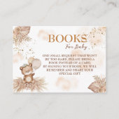 Carte D'accompagnement Bearly Wait Cute Bear Floral Livres Pour Bébé (Devant)