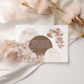 Carte D'accompagnement Bearly Wait Teddy Bear Neutral Diaper Raffle