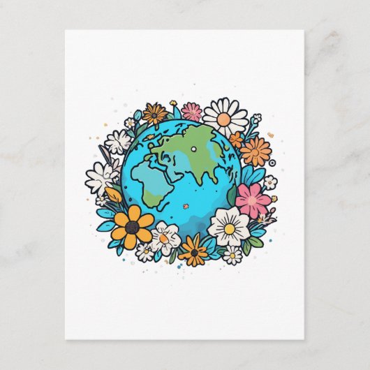 Carte D'accompagnement Beauté de la Terre (Devant)