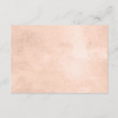 Carte D'accompagnement Beauté Rustique Floral Mariage encadrée Directions (Dos)