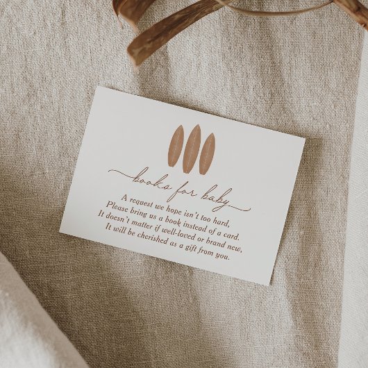 Carte D'accompagnement Bébé à bord Surfboard Books for Baby