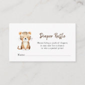 Carte D'accompagnement Bébé animal mou Douche garçon Chevalier Raffle (Devant)