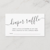 Carte D'accompagnement Bébé bleu moderne Raffle billetterie boîtier Ca (Devant)