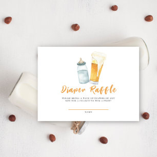 Carte D'accompagnement Bébé brasse la bière Raffle