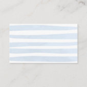 Carte D'accompagnement Bébé brasse Thé Déchet Baby shower bleu Raffle (Dos)