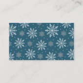 Carte D'accompagnement Bébé C'est froid hors de la couche Raffle (Dos)