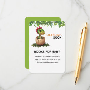 Carte D'accompagnement Bébé dinosaure adorable Kawaii qui éclot