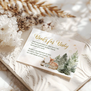 Carte D'accompagnement Bébé froid à l'extérieur du Baby shower d'hiver de