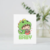 Carte D'accompagnement bébé godzilla (Debout devant)