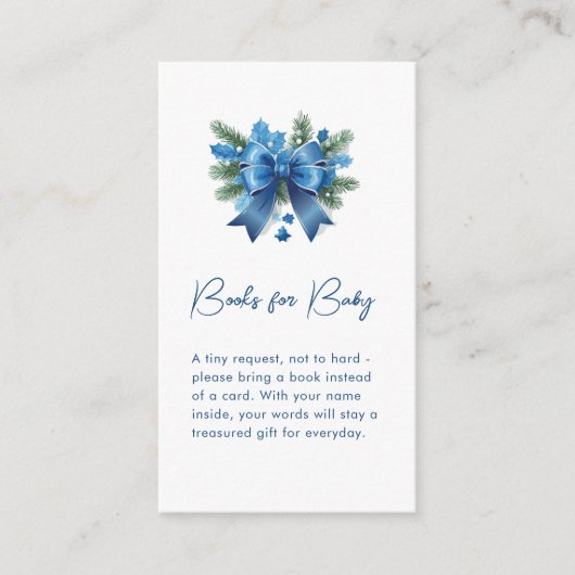 Carte D'accompagnement Bébé Il fait froid à l'extérieur du Baby shower d' (Devant)