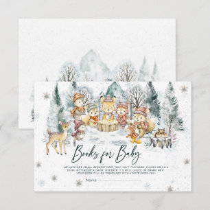 Carte D'accompagnement Bébé il fait froid dehors Baby Shower Livres de la