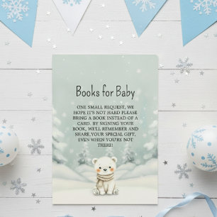 Carte D'accompagnement Bébé il fait froid dehors Livres d'ours polaire po