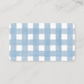 Carte D'accompagnement Bébé local Grown Garçon Douche Déchets Raffle (Dos)