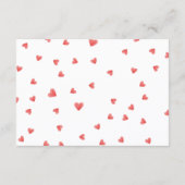 Carte D'accompagnement Bébé Love Bug Shower à Couches (Dos)