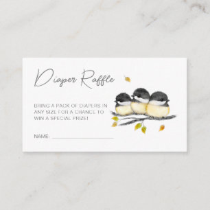 Carte D'accompagnement Bébé mignon Baby shower de poussettes d'oiseaux