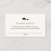 Carte D'accompagnement Bébé Ours Roux Plaid Refroidissement (Devant)