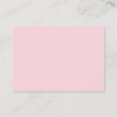 Carte D'accompagnement Bébé Petit Pois Fille Dans Un Jardin De Poitrine B (Dos)