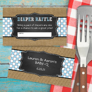 Carte D'accompagnement Bébé Q Refroidisseur Billets / baby shower GARY