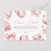 Carte D'accompagnement Bébé rose c'est froid dehors de la couche bébé Raf (Devant)