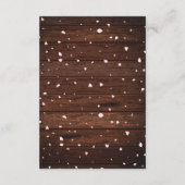 Carte D'accompagnement Bébé rustique en fleurs Sakura Fleur de cerisier  (Dos)