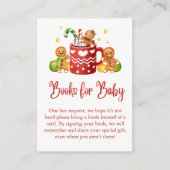 Carte D'accompagnement Bébé son froid à l'extérieur des livres confortabl (Devant)