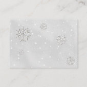 Carte D'accompagnement Bébé Son Froid Hors Parties scintillant Violet Déc (Dos)