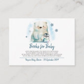 Carte D'accompagnement Bébé son froid Livres extérieurs pour bébé (Devant)