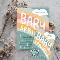 BÉBÉ SPRINKLE Nuages Rainbow Cute QR CODE Personna