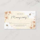 Carte D'accompagnement Bee Honey Boho Fleur sauvage Quelle est la taille (Devant)