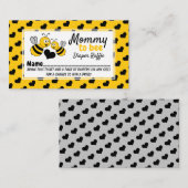 Carte D'accompagnement Bee miel, Baby shower rabat raffle (Devant / Derrière)