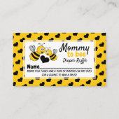 Carte D'accompagnement Bee miel, Baby shower rabat raffle (Devant)