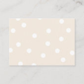 Carte D'accompagnement Beige and Blue Books For Baby Request (Dos)