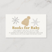 Carte D'accompagnement Beige Beanie Baby shower Demande (Devant)