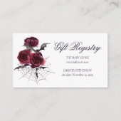 Carte D'accompagnement Belle déplaisante | Registre gothique des douches  (Devant)