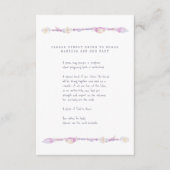 Carte D'accompagnement Bénédiction de la mère (Devant)