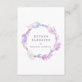 Carte D'accompagnement Bénédiction de la mère (Dos)