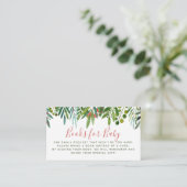 Carte D'accompagnement Berry & Branches - Baby shower d'hiver Demande de (Debout devant)