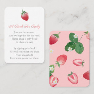 Carte D'accompagnement Berry Livre spécial pour le Baby shower de bibliot