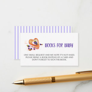 Carte D'accompagnement Berry Sweet Baby shower Automne Livres Pour Bébé
