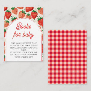 Carte D'accompagnement Berry Sweet Baby shower Livres pour bébé