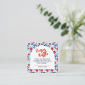 Carte D'accompagnement Berry Sweet Baby shower Raffle de couche (Debout devant)