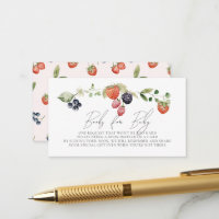 Berry Sweet Berries Girl Baby shower Demande de ré